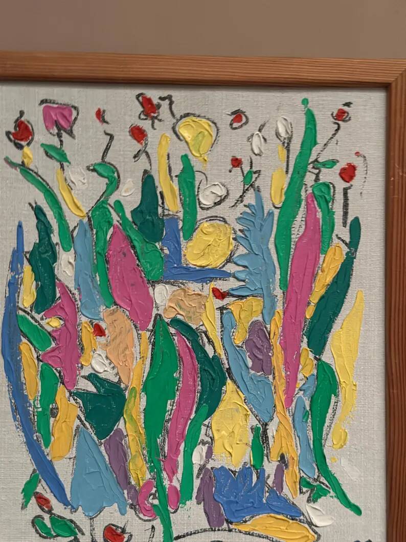 Original Swedish Oil on Canvas – “Brunning the Count ” by Leif Brünning – Dated 1989 – Vintage & Framed