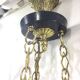 Empire chandelier with 6 lights