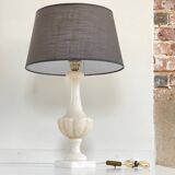 ALABASTER Stone LAMP Vintage MEDICIS Shape