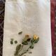 Drap en metis monogramme HG.