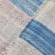 8x12 Light Blue & Off White Large Kilim Rug, 260x361Cm