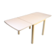 Table with drop leaves - Model 517 - White laminate top - Oak - Haslev Møbelsnedkeri