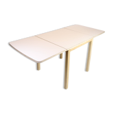Table à abattants en stratifié blanc et chêne, modèle 517 par Haslev Møbelsnedkeri