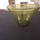 Large blown biot glass salad bowl