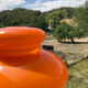Opaline orange suspension Space Age