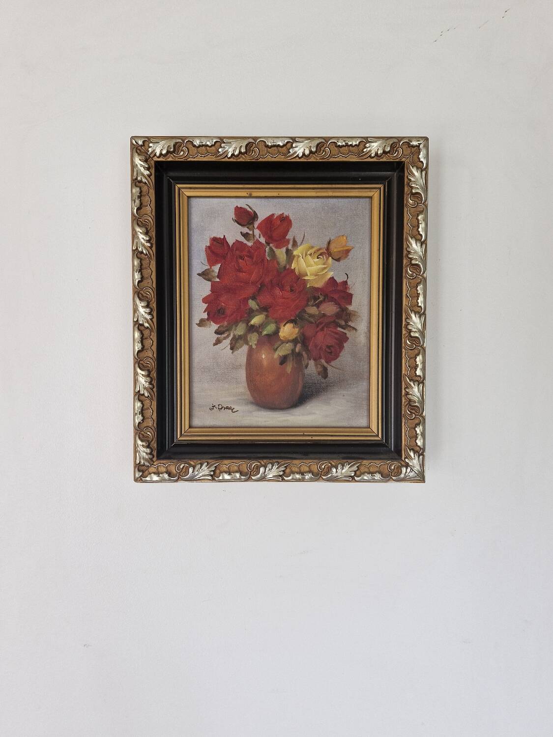 Still life bouquet of roses