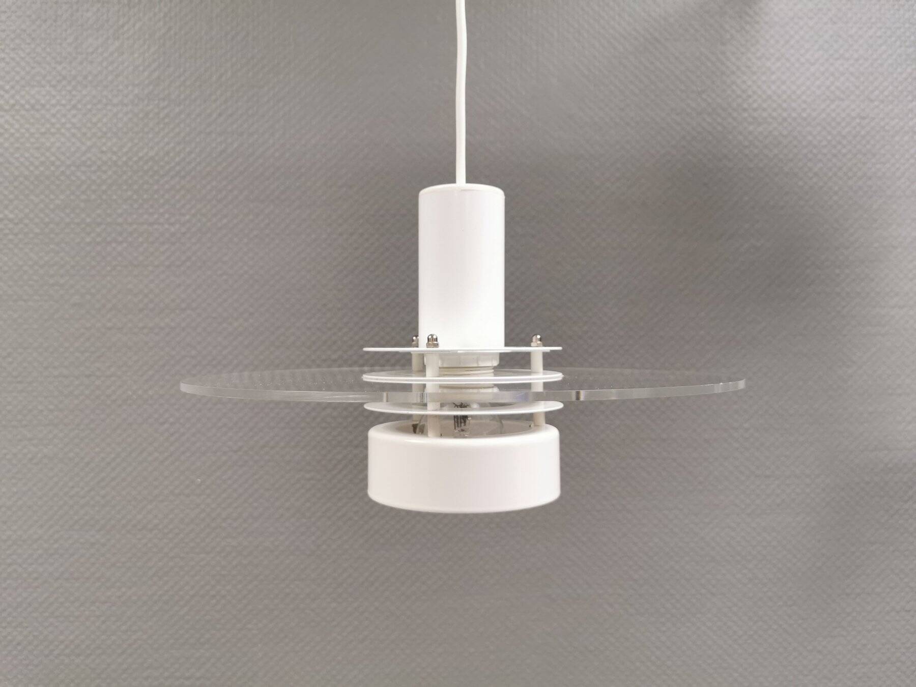 Classic Space Age pendant lamp from the 1980s, Denmark.