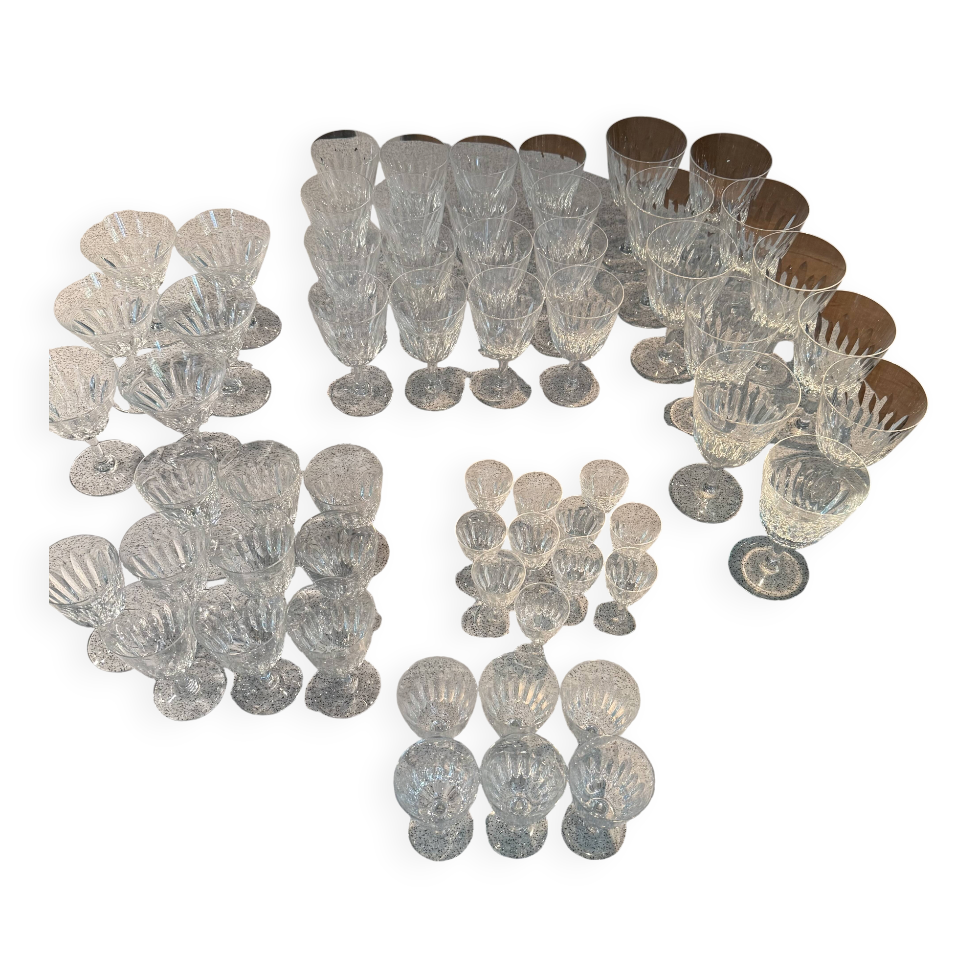 Set of Baccarat glasses model Lorraine