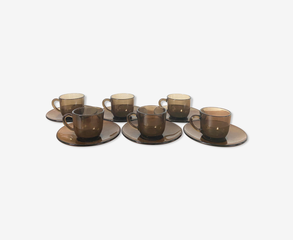 Service à café vereco vintage moka expresso espresso seconde main récup