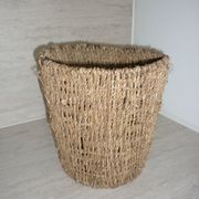 Panier corbeille à papier en corde tressée