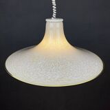 Beige Murano Glass Pendant Light from the Mid-Century, Italy, 1970s
