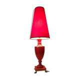Italian-style lamp in red marble