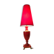 Lampe de style italien en marbre rouge