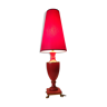 Lampe de style italien en marbre rouge