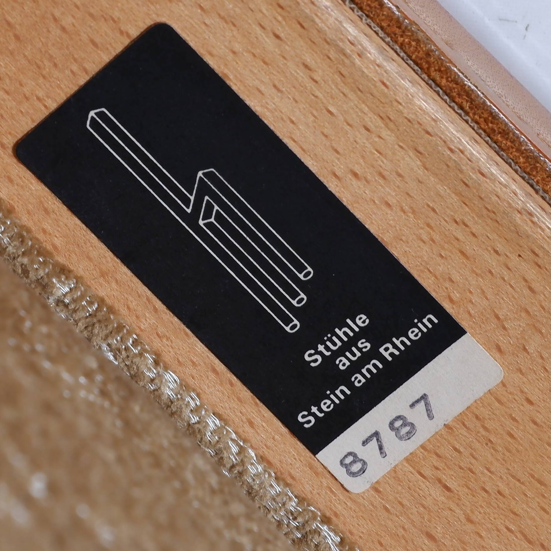 Stühle aus Stein am Rhein armchair type "8787"