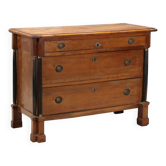 Commode Napoléon III en noyer - Italie fin XIXe siècle