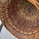 Bicolour wicker basket