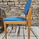 Paire de chaises fauteuils scandinave vintage 1970