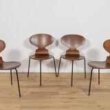 Ant Chair Model 3101 in Teak by Arne Jacobsen for Fritz Hansen, 1970s, Denm