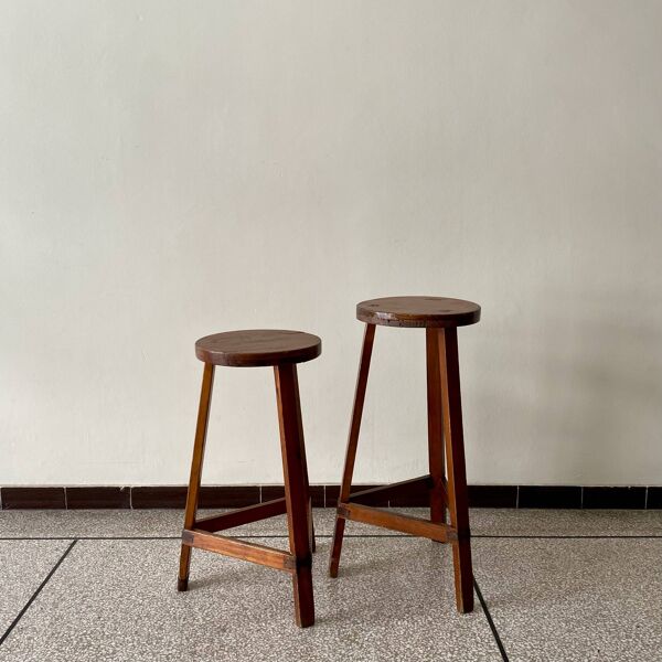 Tabouret haut, sellette x2