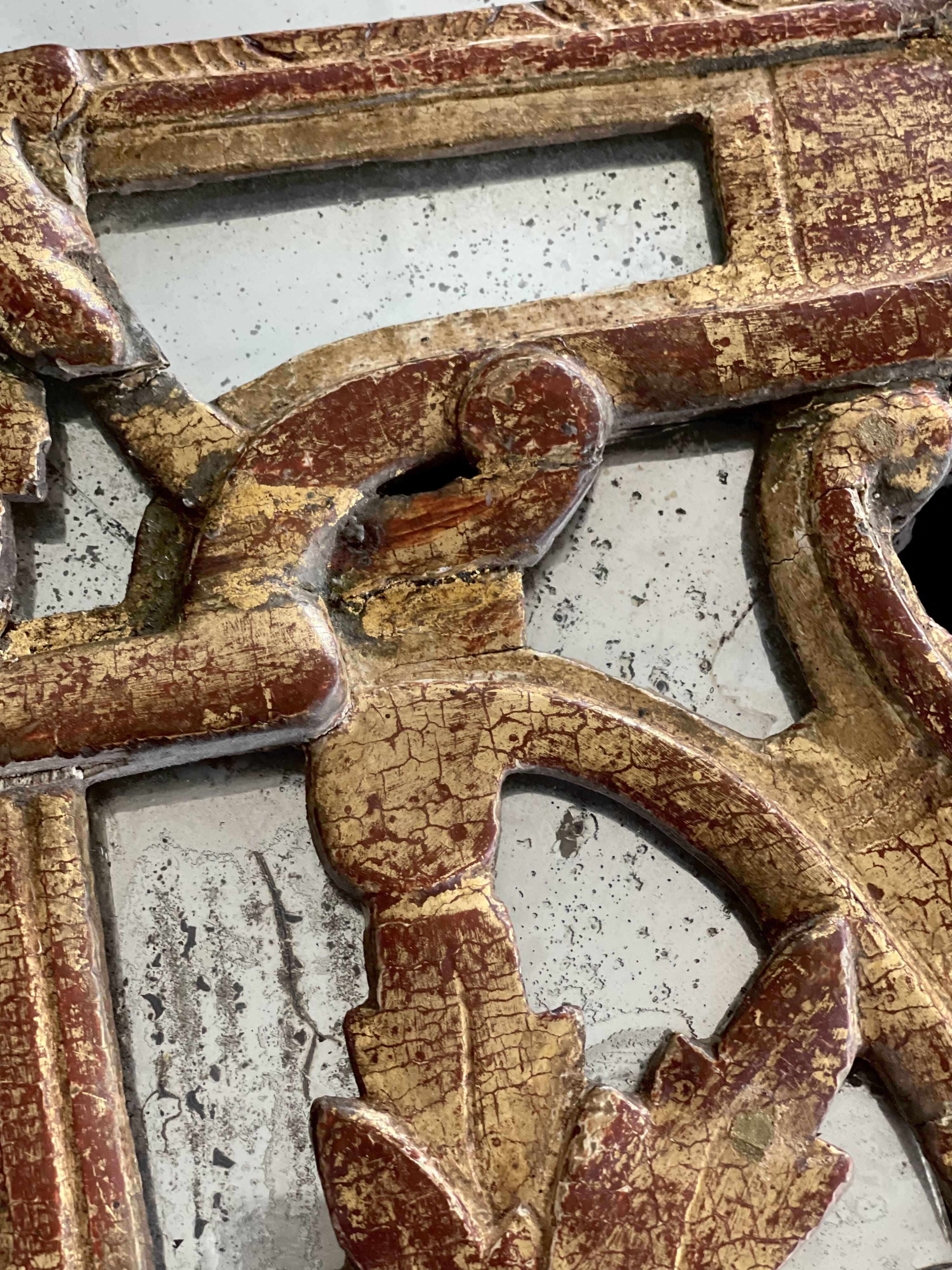 Beaucaire mirror 18th 55x110cm