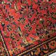 Handmade antique Persian Sarouk runner 3.2' x 7.10' (97cm x 241cm) 1900s - 1B708