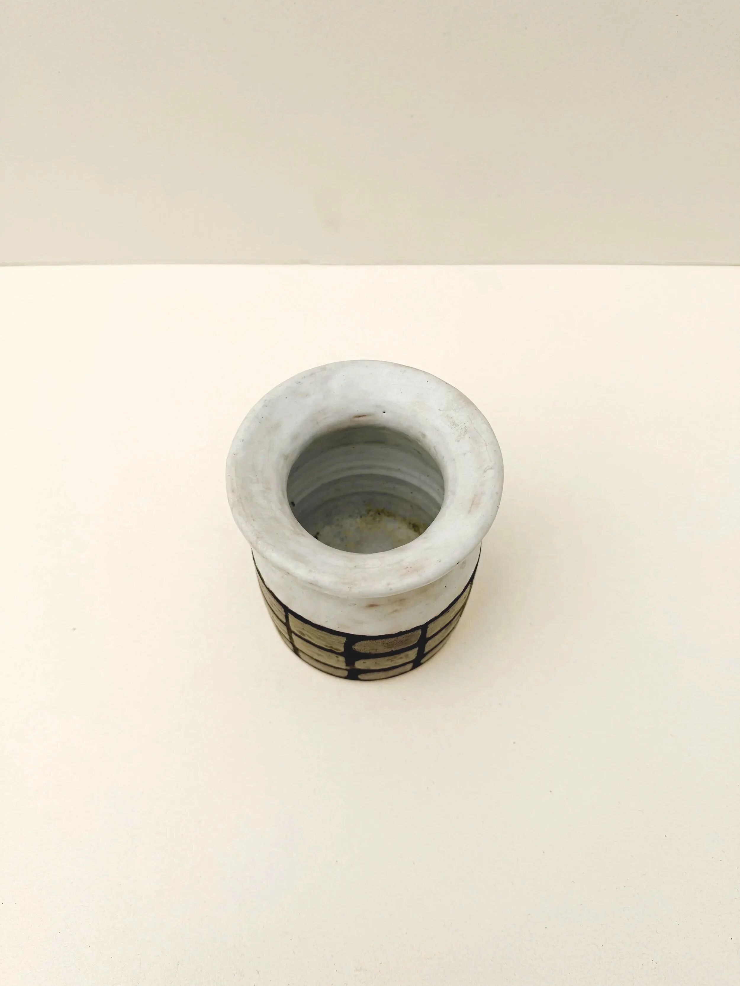 Ceramic vase signed, France 1960