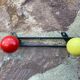 Coat rack wall hook vintage balls