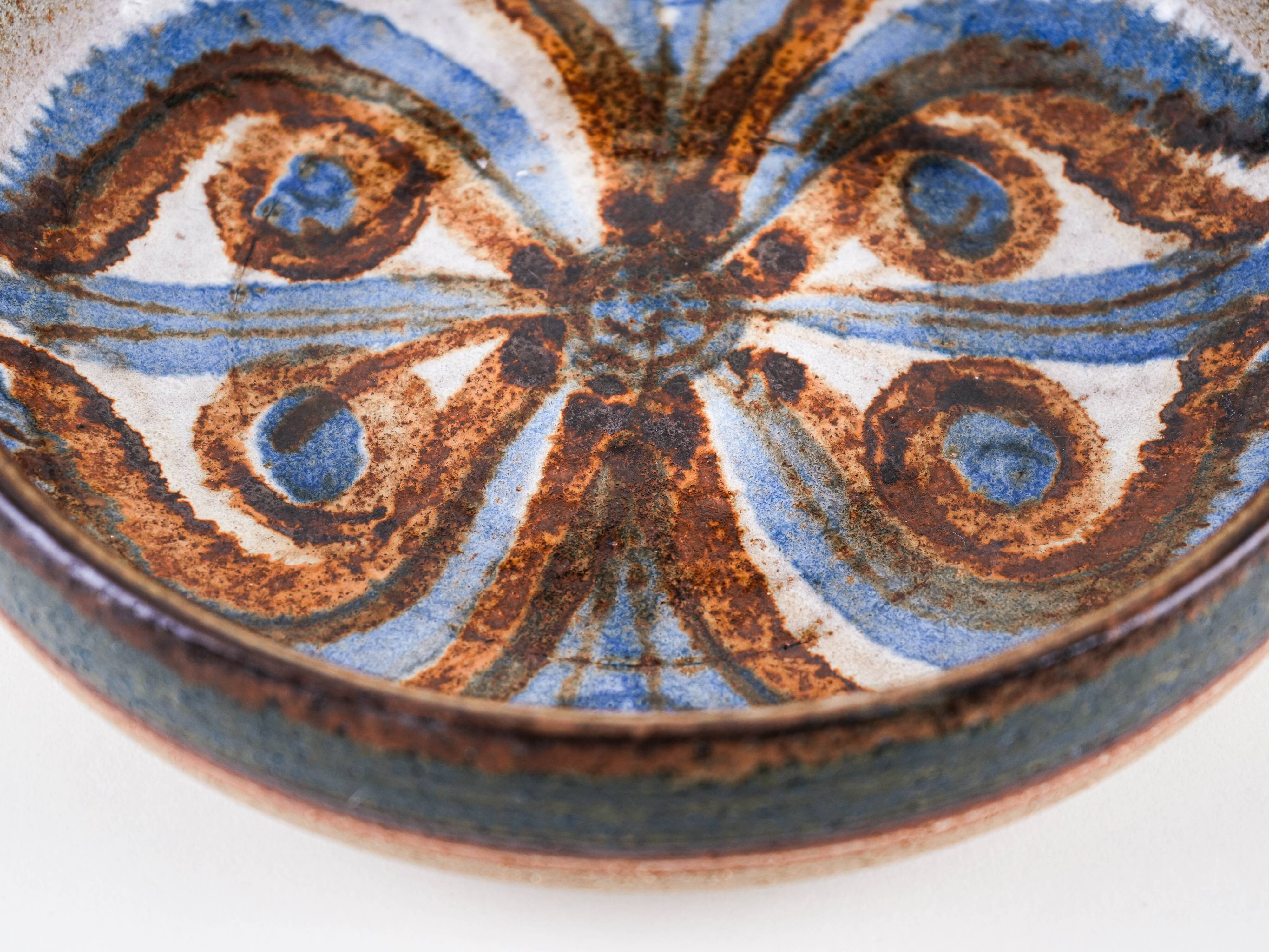 Ceramic bowl, Danish design, 1960s, manufactured by Søholm