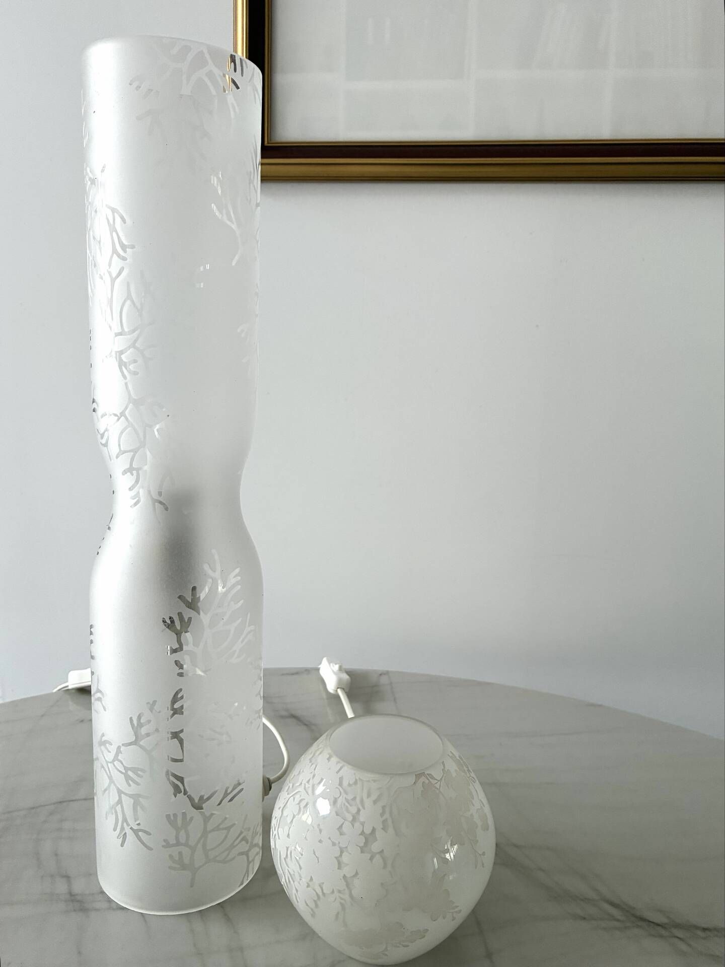 Paire lampes IKEA Knubbig  1990 par Michiko Nakata