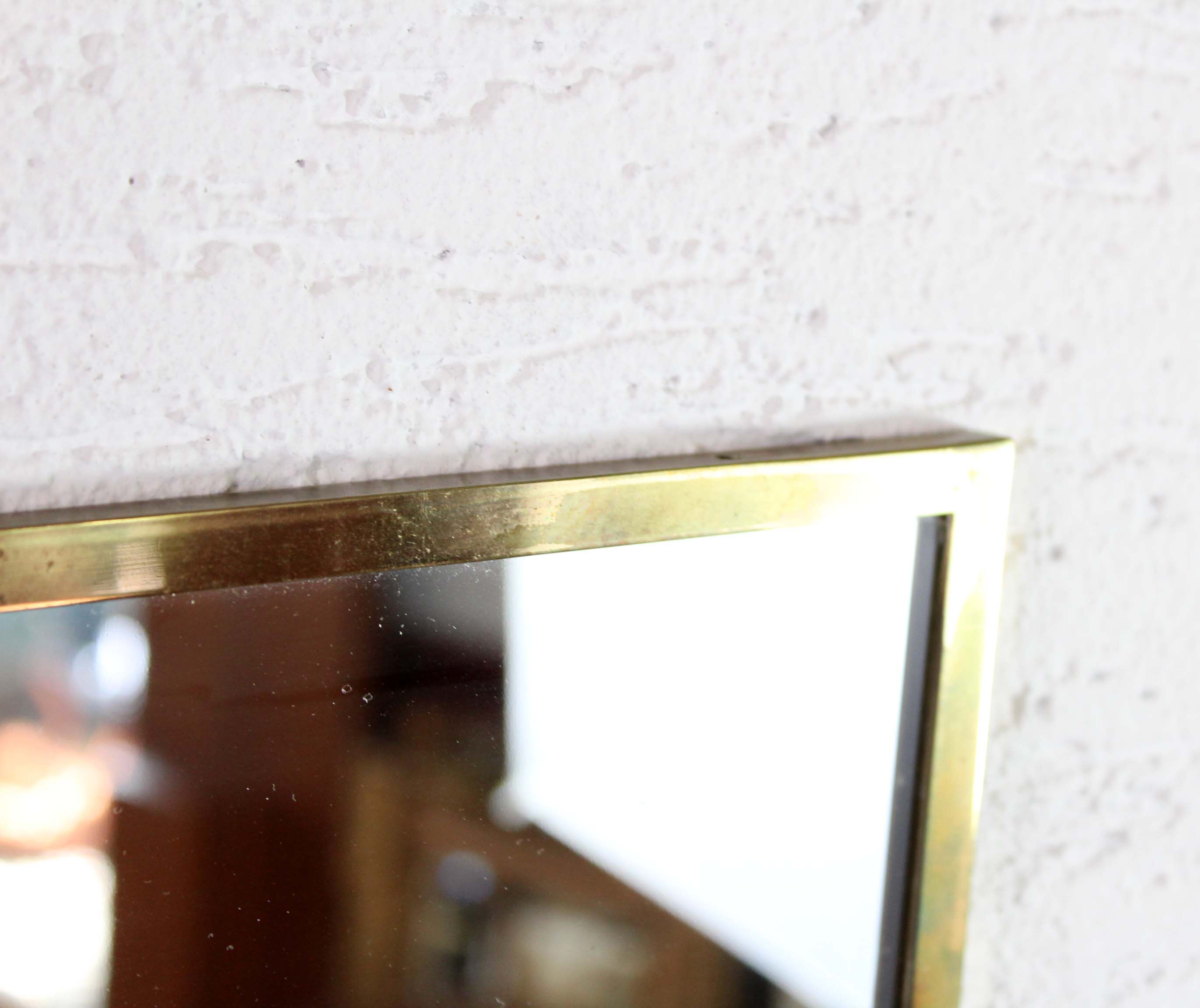 Mirror retroviseaur asymmetrical brass 42x36cm