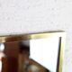 Mirror retroviseaur asymmetrical brass 42x36cm
