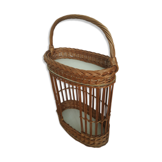 Portable wicker bar