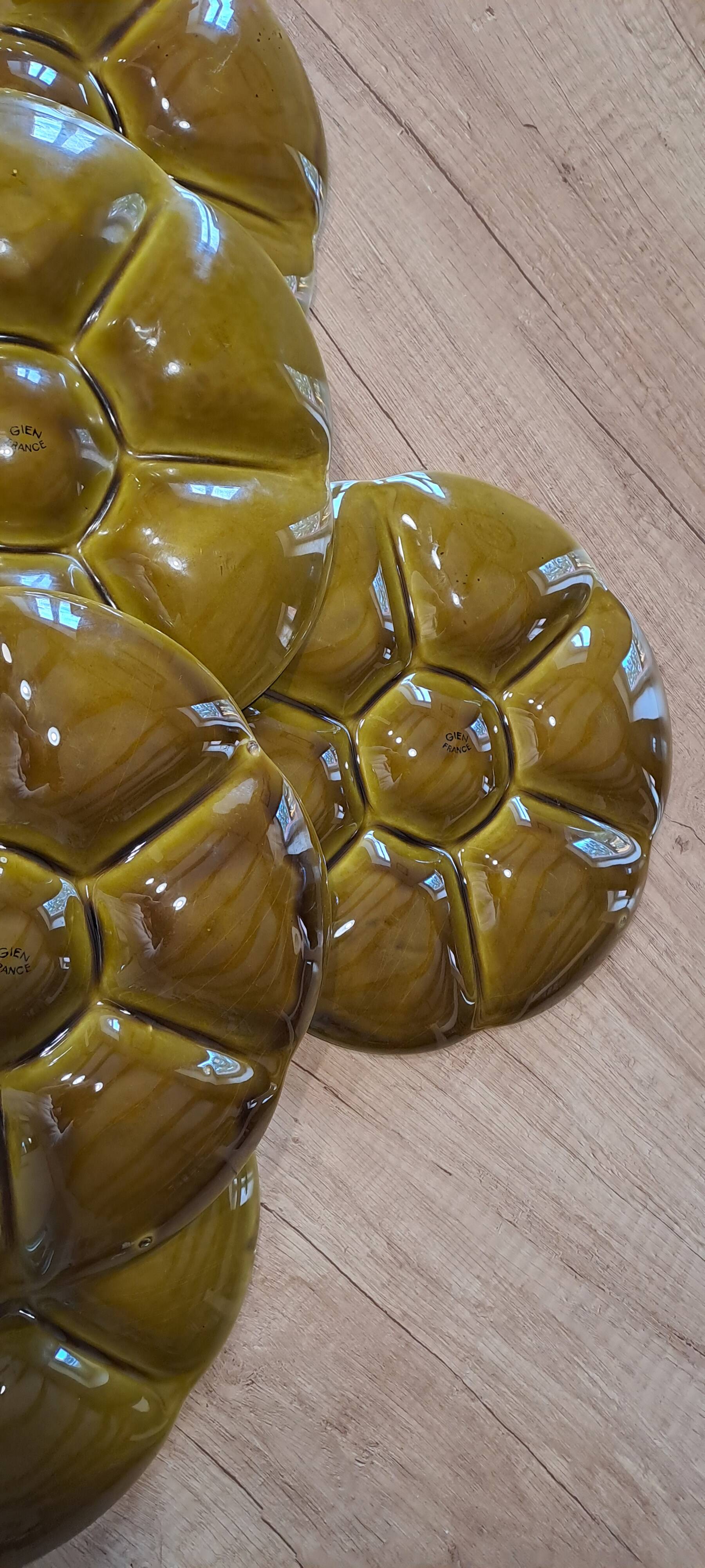 Gien earthenware oyster plates