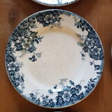 Set of 8 flat plates Saint Amand and Hamage