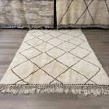 natural Berber carpet 190x270cm