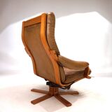 P. Schultz & Co. Denmark leather armchair, 1960