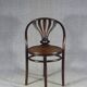 Chaise Thonet N°1029 bistrot à palmette, 1920