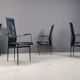 Vintage S44 dining chairs by Giancarlo Vegni for Fasem, set of 4, 1980