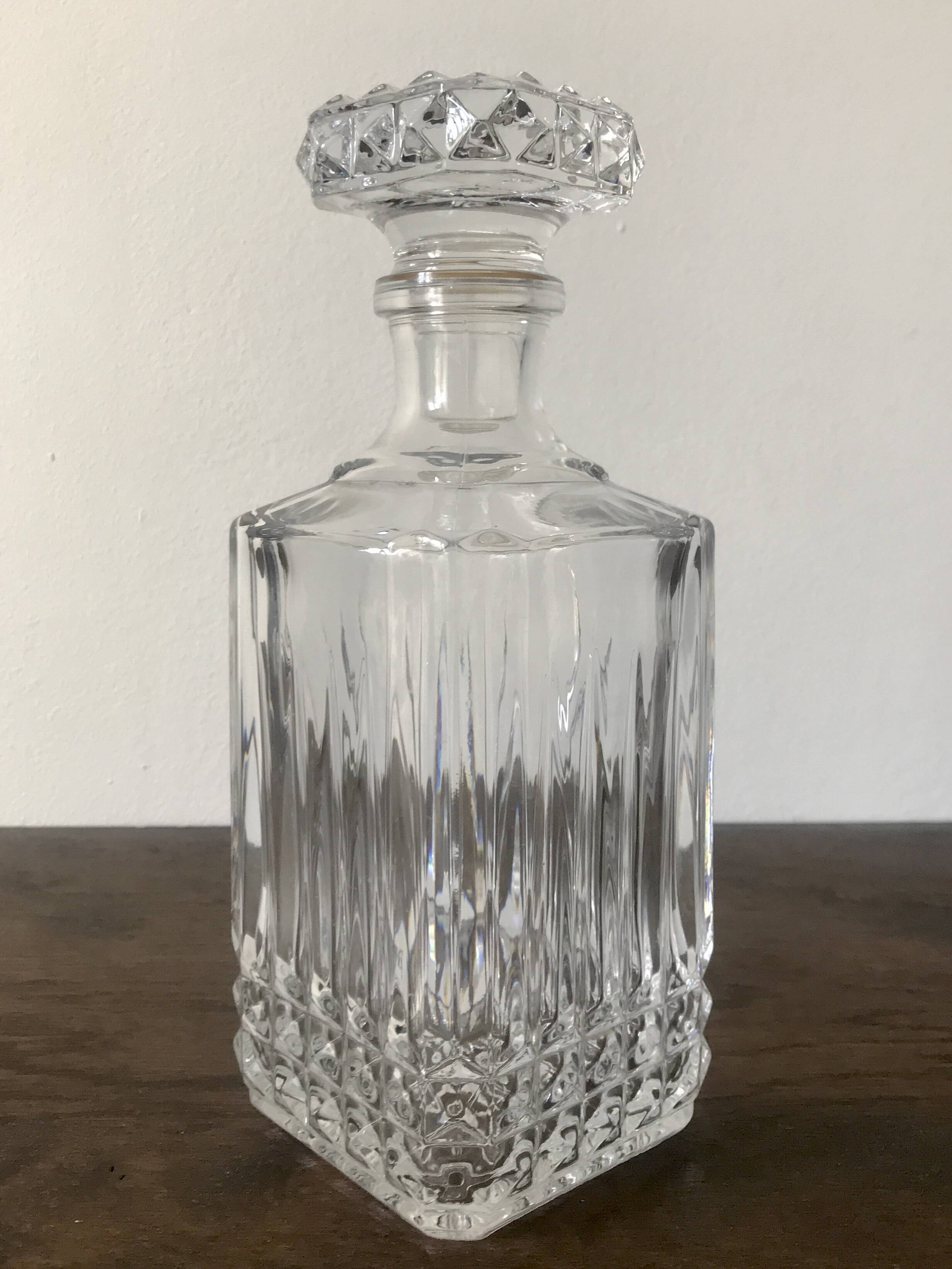 Crystal whiskey decanter