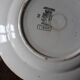 Set of 6 mismatched Art Deco red green yellow dinner plates Digoin