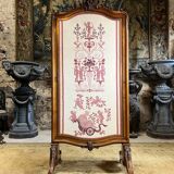 Triptych mirror of brot walnut period napoleon iii xix th century