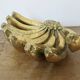 Vide poche "bananes" en résine dorée, années 80-90