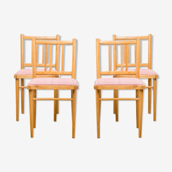 Ensemble de 4 chaises à manger de Ton, années 1970