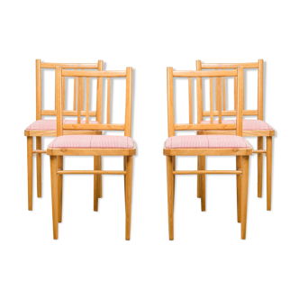 Ensemble de 4 chaises à manger de Ton, années 1970