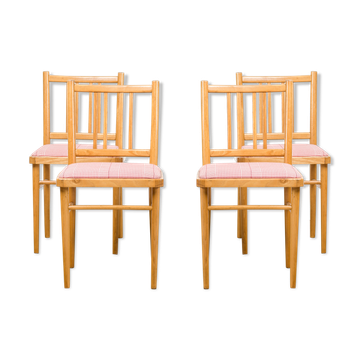 Ensemble de 4 chaises à manger de Ton, années 1970