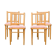 Ensemble de 4 chaises à manger de Ton, années 1970