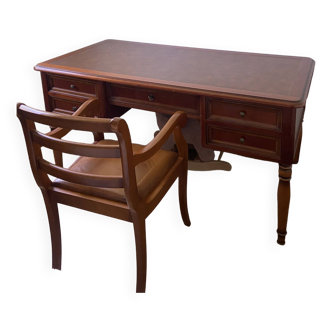 Bureau et chaise Louis Philippe