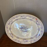 Plat faïence XIXe