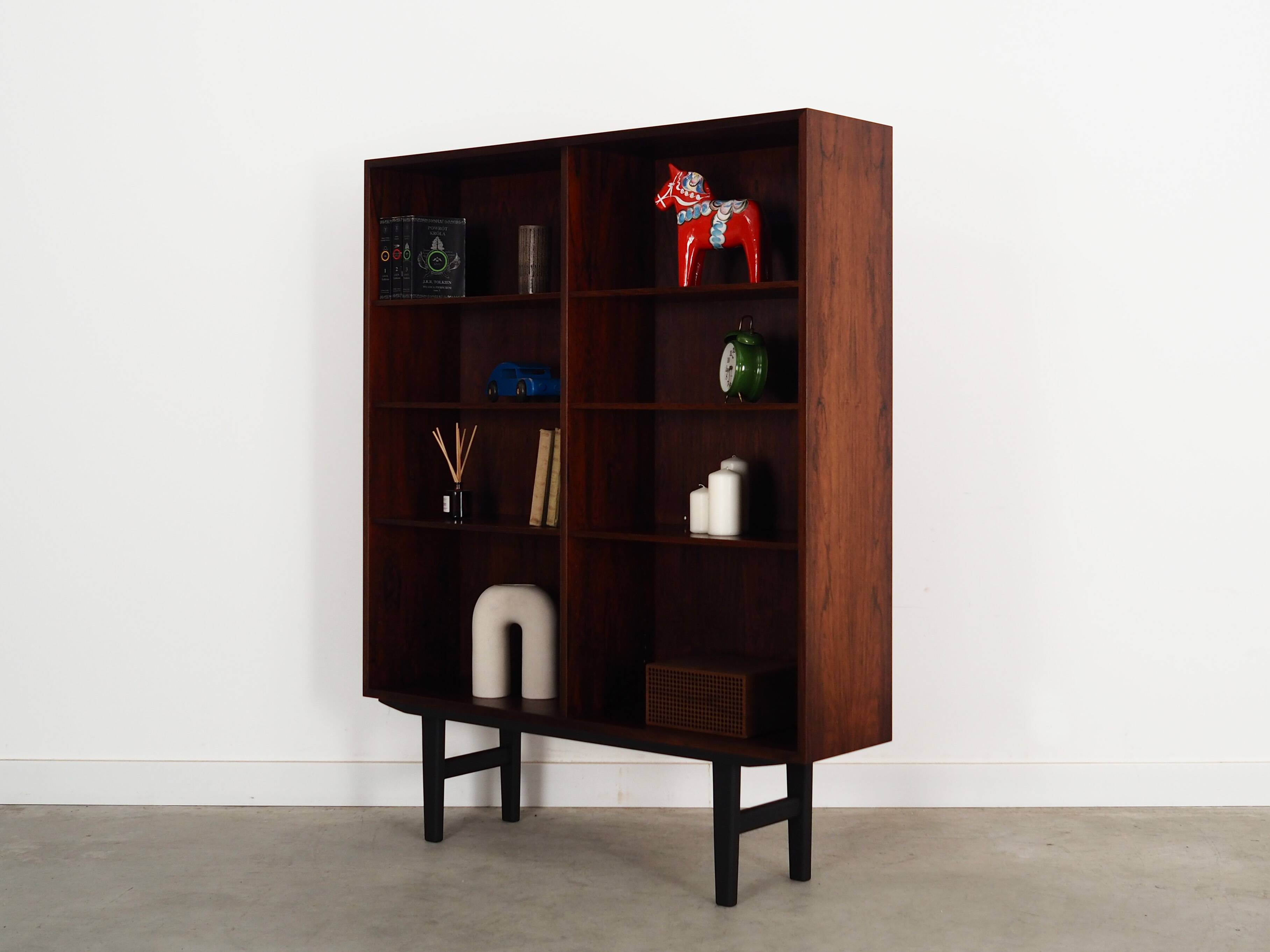 Rosewood bookcase, Danish design, 1970s, manufacturer: Omann Jun